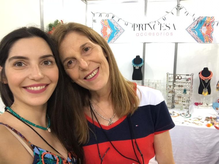 Las creadoras del emprendimiento Princesa Accesorios Foto: Princesa Accesorios