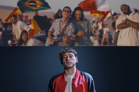 Las dos canciones oficiales de Qatar 2022 Por un lado Paulo Londra y por el otro Davido, Trinidad Cardona y Aisha.