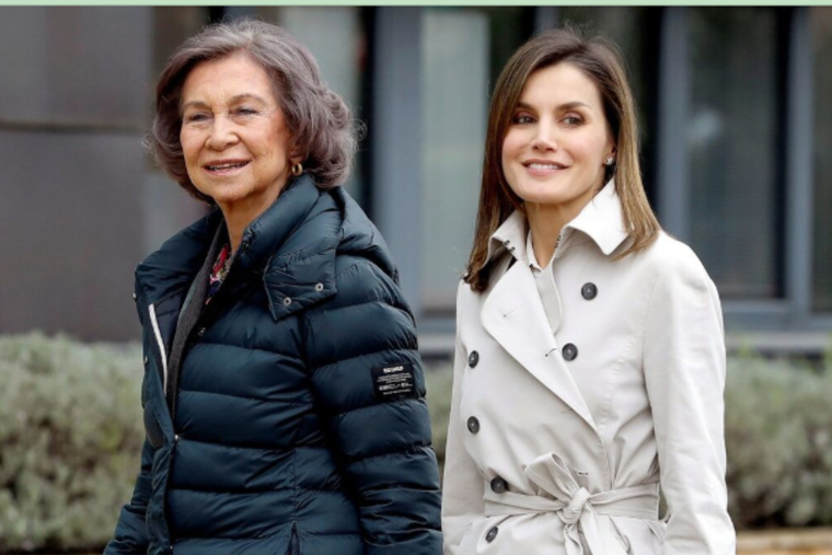 Letizia y Sofía de España Foto: EFE