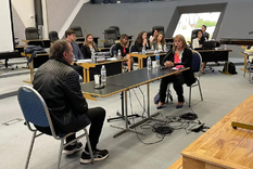 Careo del abuelo de Lucio Dupuy y la exabogada de la familia Foto: NA Careo del abuelo de Lucio Dupuy y la exabogada de la familia Foto: NA