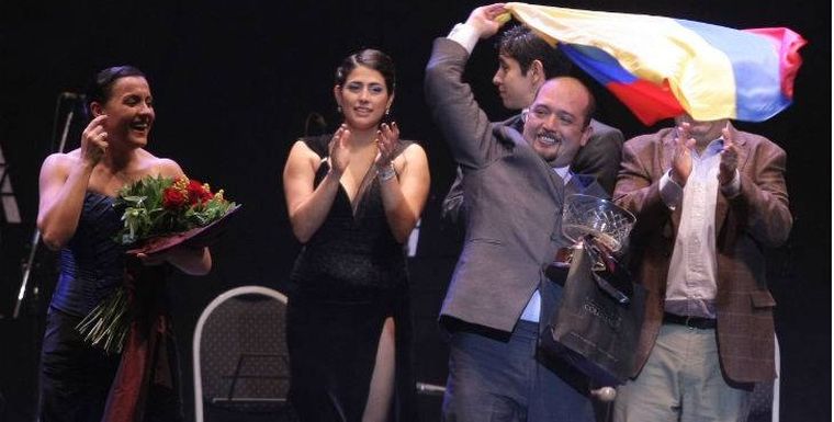 Natasha Agudelo y Diego Benavídez, de Bogotá, Colombia, ganadores del Certamen