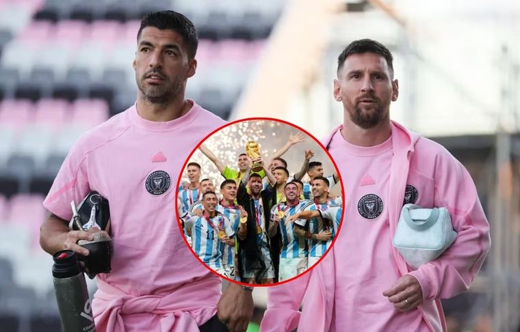 Lionel Messi y Luis Suárez podrían ser compañeros del campeón del mundo en Qatar. Foto: Archivo