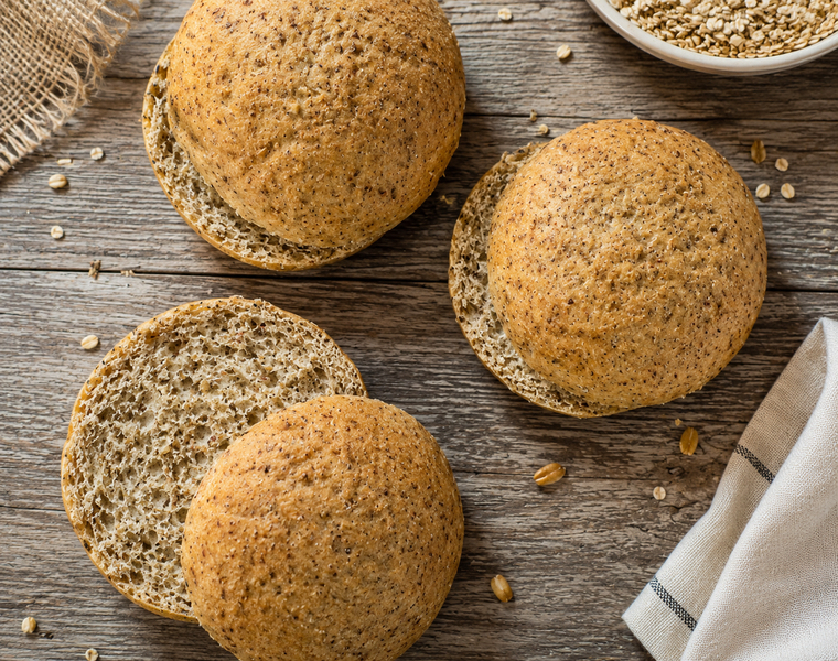 La más deliciosa de las recetas saludables, pan a la sartén