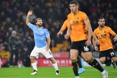 entro y salio: guardiola saco a agüero a los 13 minutos