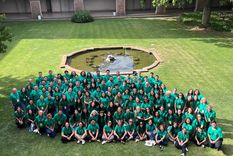Parte de los 800 voluntarios de Argentina y Uruguay durante la CAL