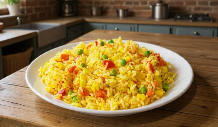 Arroz con verduras fácil y económico Arroz con verduras fácil y económico