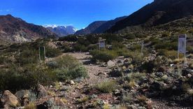La quebrada de Ranchillos, en Uspallata, donde encontraron el cadáver. Imagen ilustrativa.   La quebrada de Ranchillos, en Uspallata, donde encontraron el cadáver. Imagen ilustrativa.
