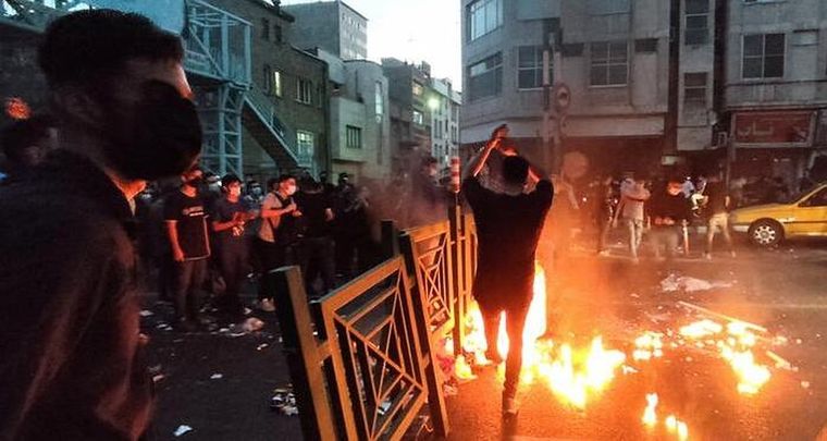 Protestas por la muerte de la joven kurda Mahsa Amini Foto: DW