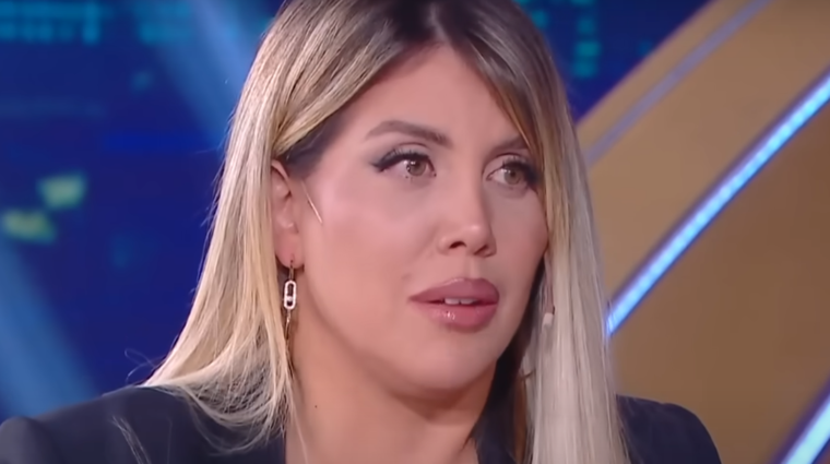 Wanda Nara está siempre pensando en las redes. Foto: Captura de pantalla Telefe