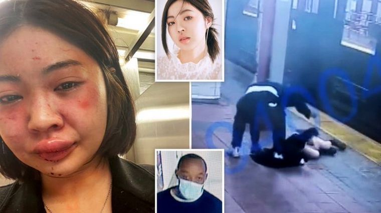 Bew Jirajariyawetch fue duramente golpeada. Foto: Twitter.