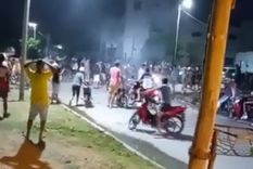 Así despidieron al hombre fallecido Foto: Captura video