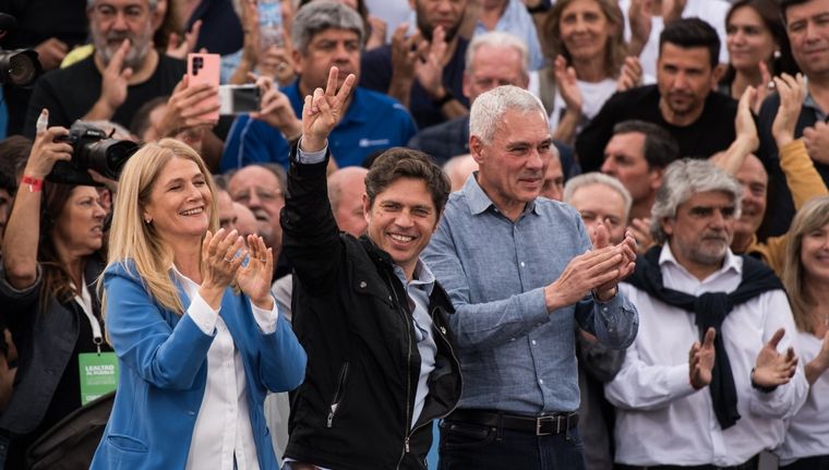 Axel Kicillof en el Día de la Lealtad peronista Foto: Gentileza Marina Espeche