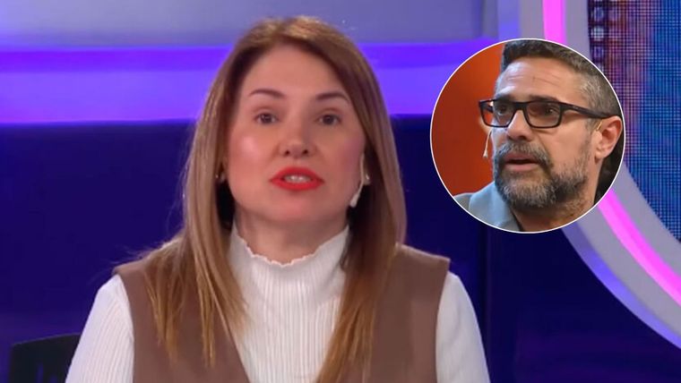 La crisis de Castro no le ganó el corazón a Fernanda Iglesias. / Captura de TV