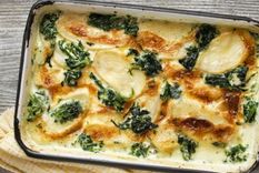 sin harina: disfruta del mejor gratin ¡espinacas y patatas en 20?!