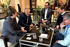 Alfredo Cornejo cerró hoy su gira en Londres. Foto: Gobierno de Mendoza