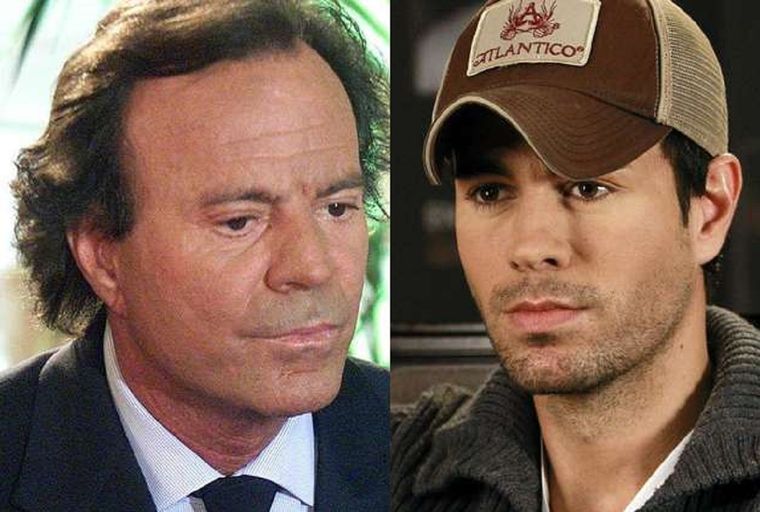 Julio Iglesias y Enrique Iglesias