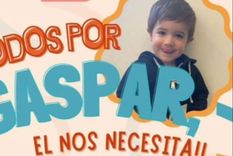 Gaspar Pérez es de San Rafael y tiene 2 años Foto: MDZ
