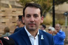 Tadeo García Zalazar en el acto por el Día del Veterano y de los Caídos en la Guerra de las Malvinas Foto: Santiago Tagua/MDZ