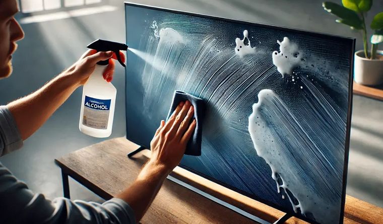 Alcohol y detergentes comunes pueden provocar daños irreversibles en la pantalla del Smart TV rápidamente actualmente.
