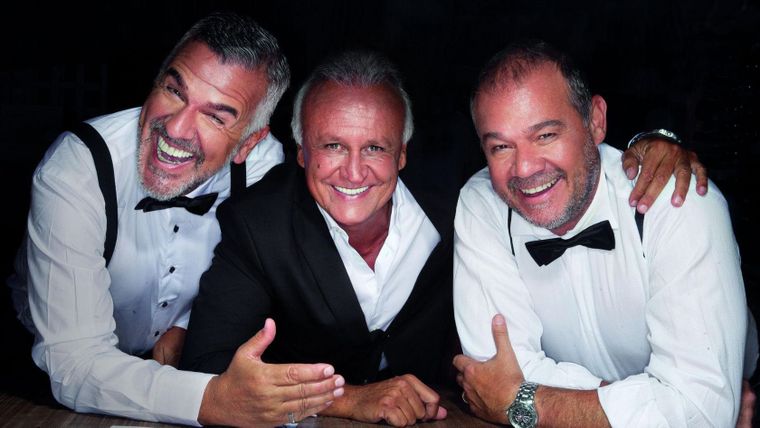 Se despiden Dady, el Chino y Miguel. / @midachi_oficial