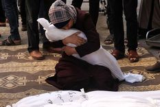 Gaza es territorio de matanzas de miles de niñas y niños. Foto: Télam