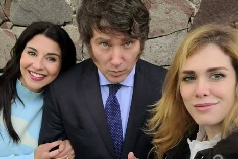 Javier Milei con Lilia Lemoine y Marcela Pagano Javier Milei con Lilia Lemoine y Marcela Pagano