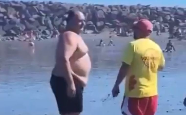 El incidente ocurrió en la Playa Unión. Foto: Captura de pantalla