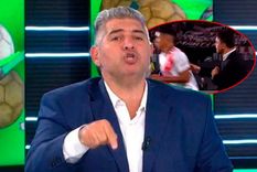 Gallardo le pegó un correctivo a Herrera y a Farinella, reconocido hincha de River, no le gustó nada.