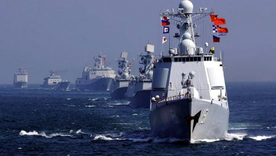 La poderosa Marina de China se mueve, ante la custodia de Japón. Foto: Efe. La poderosa Marina de China se mueve, ante la custodia de Japón. Foto: Efe.