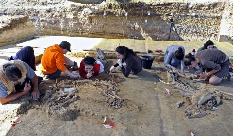 La arqueología del mundo, constantemente, ofrece buenas noticias a las agencias Foto: EFE
