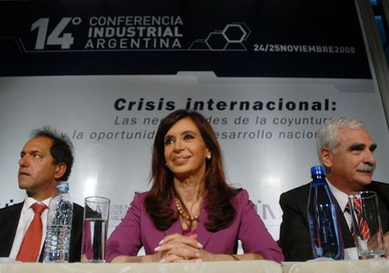 La presidenta anunció el proyecto ante la UIA el martes. Foto: NA