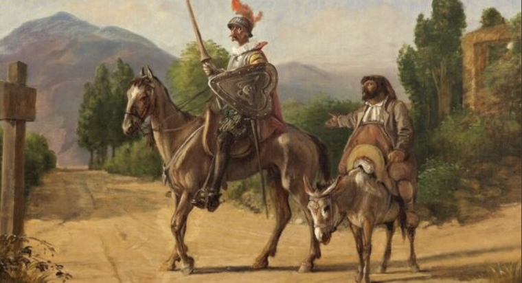 Esta es la versión en la vida real de Don Quijote de la Mancha Foto: Archivo