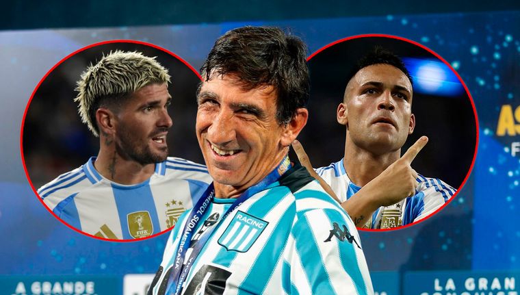 Gustavo Costas se refirió a la ilusión de que De Paul y Lautaro Martínez vuelvan a Racing.
