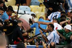 La hinchada argentina en el Maracaná. Foto: Noticias Argentinas