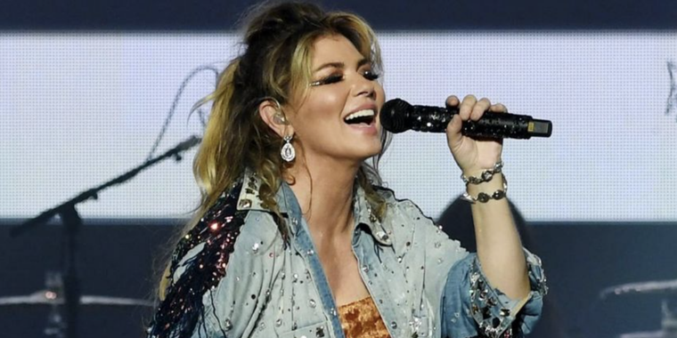 Shania Twain se encuentra de gira presentando su sexto disco