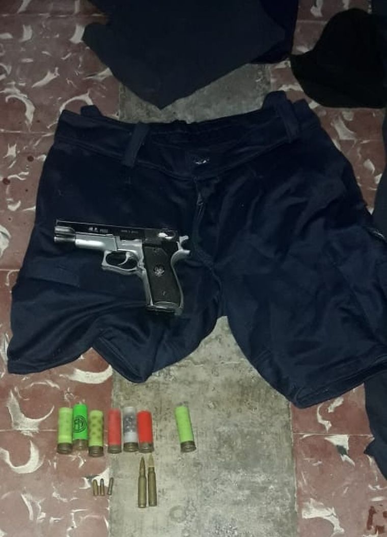 Parte de los elementos secuestrados