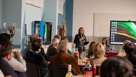 El eje central del encuentro fue un panel sobre experiencias y la integración de los valores cristianos en la gestión empresarial. El eje central del encuentro fue un panel sobre experiencias y la integración de los valores cristianos en la gestión empresarial.