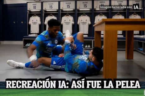 Federico Valverde y Aurélien Tchouaméni tuvieron una pelea en el vestuario del Real Madrid. Federico Valverde y Aurélien Tchouaméni tuvieron una pelea en el vestuario del Real Madrid.