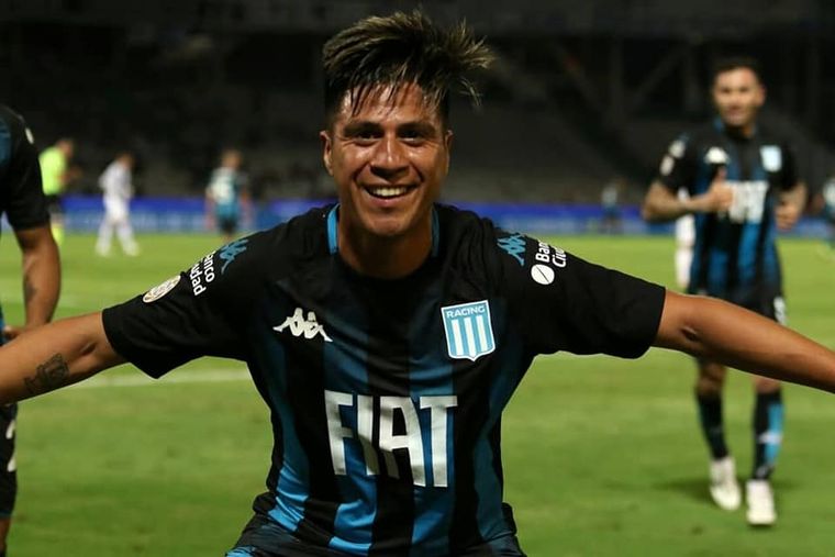 Cristaldo Cristaldo marcó un gol el domingo. Foto: Racing Club