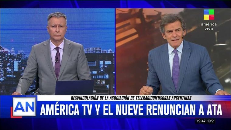 Canal América y El Nueve tomaron una decisión sobre ATA. Foto: Captura de video América TV