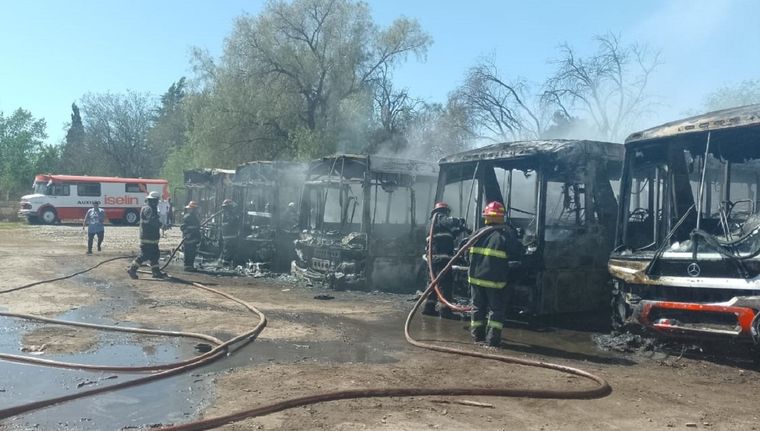 Las unidades quedaron inutilizables. Foto: Ministerio de Seguridad