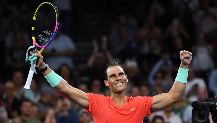 Nadal venció a Cachín, que jugó un partidazo y se llevó un gran recuerdo. Foto: NA
