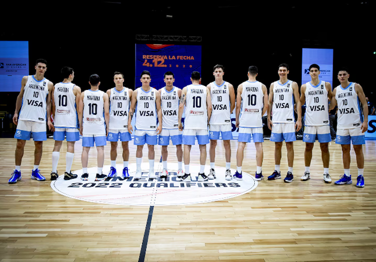 El homenaje de la selección argentina de básquet. El homenaje de la selección argentina de básquet.