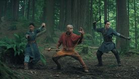 Katara. Aang, Sokka en la S2 de Avatar: La Leyenda de Aang.