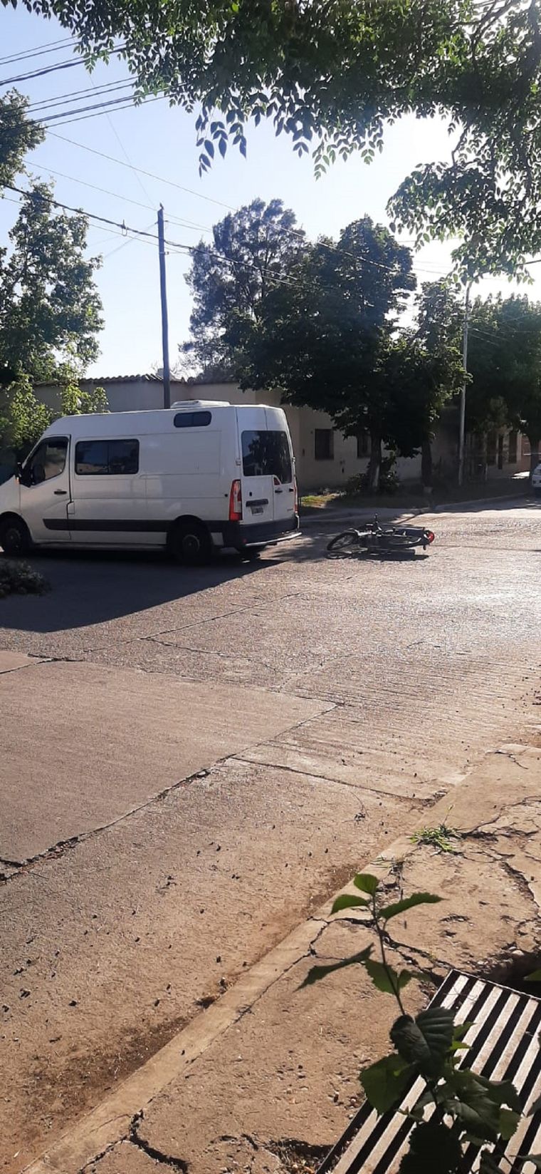 Los vehículos involucrados. Foto: Ministerio de Seguridad