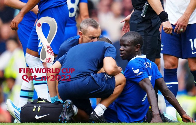 NGolo Kanté Kanté se perderá el Mundial de Qatar 2022 por una lesión.