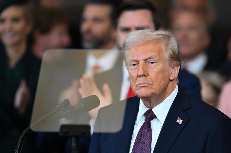 Trump y la medida contra Colombia. Foto: EFE