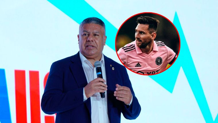 Tapia habría sido encomendado con la invitación de Conmebol para el Inter Miami de Messi a la próxima Libertadores Foto: AFA