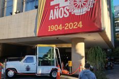 El ACA expuso el “Papamóvil” utilizado por el Papa Foto: ACA