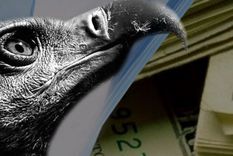 el road show para conseguir el dinero para los holdouts